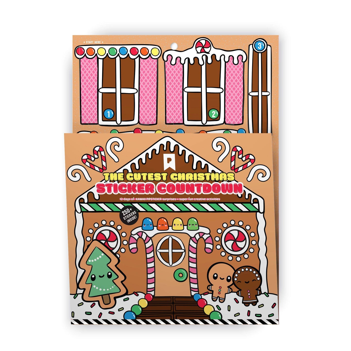 Kawaii Christmas Sticker Advent Calendar